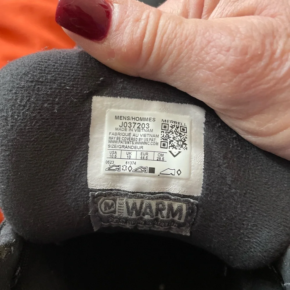 Merrell Men's Black Rain & Snow Boots